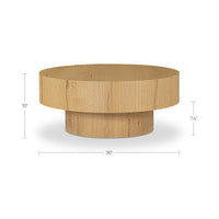 Corey Coffee Table Rustic Oak