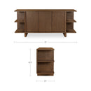 Casey Sideboard Dark Brown