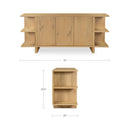 Casey Sideboard Rustic Oak