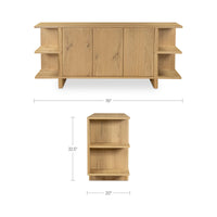 Casey Sideboard Rustic Oak