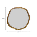 Foundry Large Mirror Gold