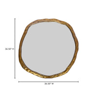 Foundry Large Mirror Gold