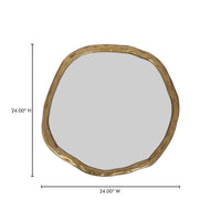 Foundry Small Mirror Gold