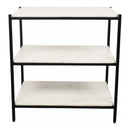 Trine Nightstand White Marble