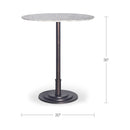 Tori Outdoor Counter Table White Marble