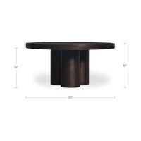 Logan Outdoor Coffee table Black