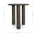Deacon Outdoor Side Table Deep Bronze