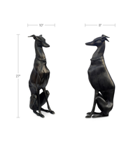 Duke Cast Aluminum Sculpture Black