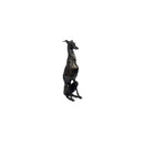 Duke Cast Aluminum Sculpture Black