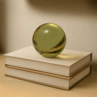 Bonn Cast Glass Decorative Object Olive