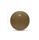 Bonn Cast Glass Decorative Object Light Smoky Brown