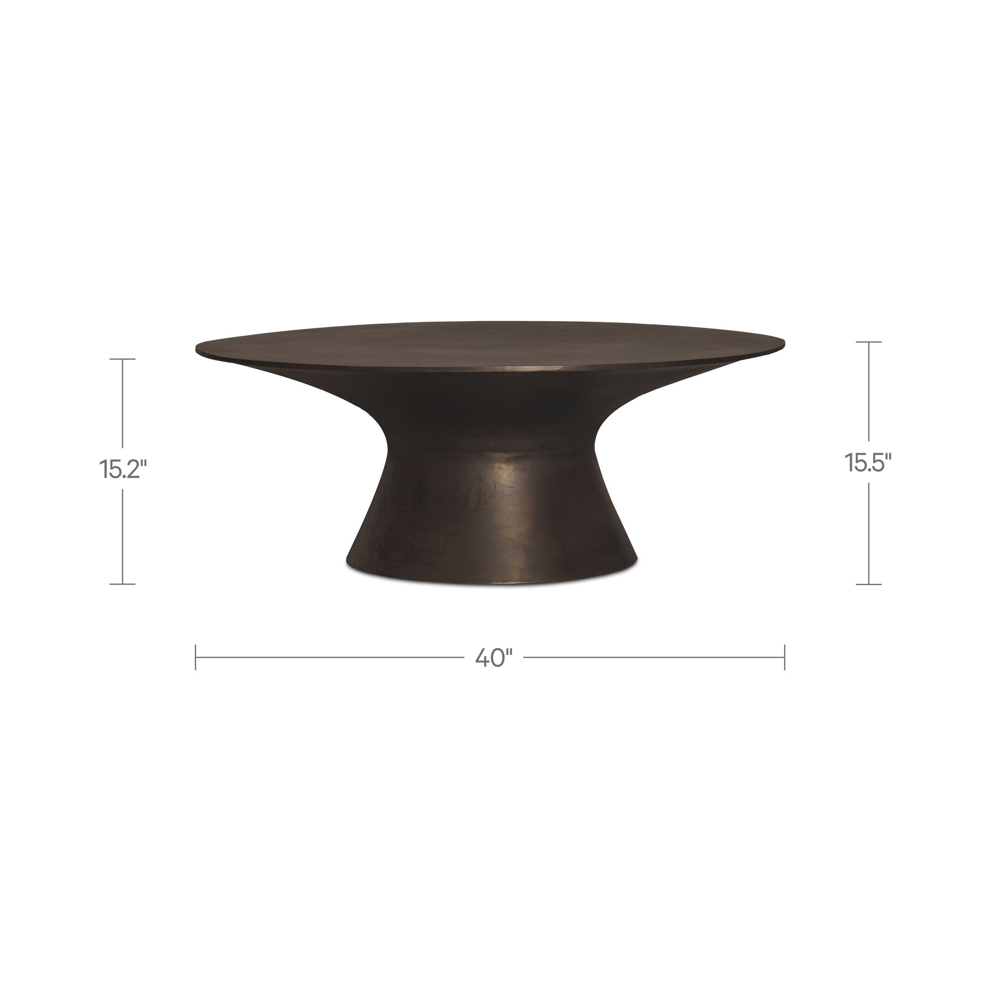 Bardo Outdoor Coffee Table Deep Bronze