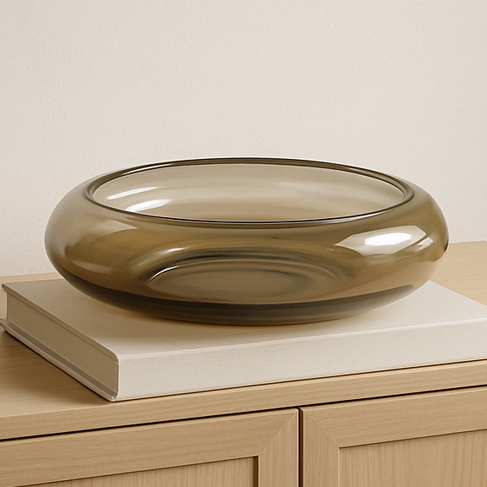 Polene Glass Bowl Small Smoky Brown