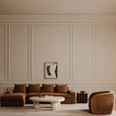 Faye Accent Chair Tan Faux Mohair