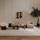 Otto Accent Chair Flecked Cream