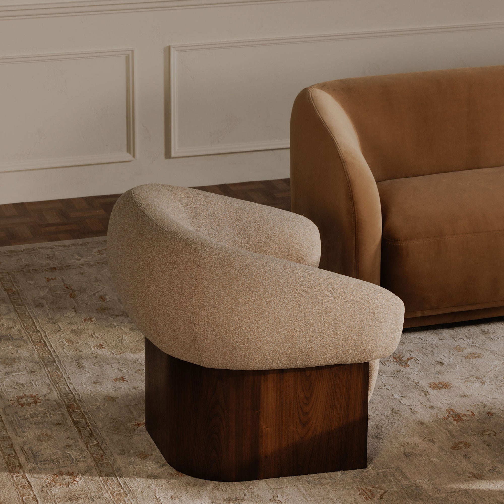 Otto Accent Chair Flecked Tan