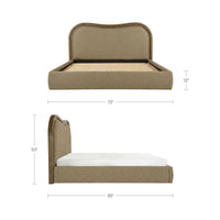 Camilla Queen Bed Green