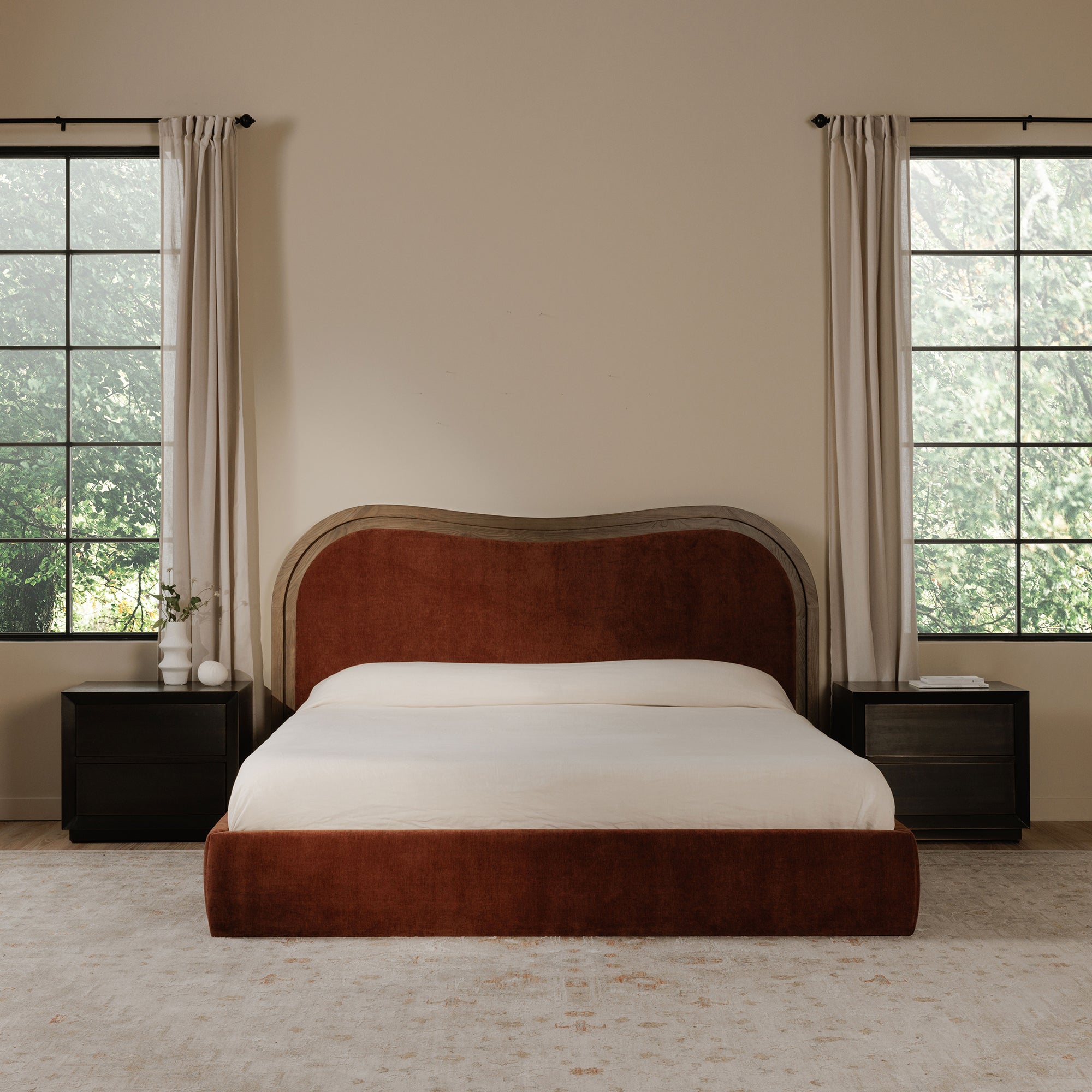 Camilla King Bed Chestnut
