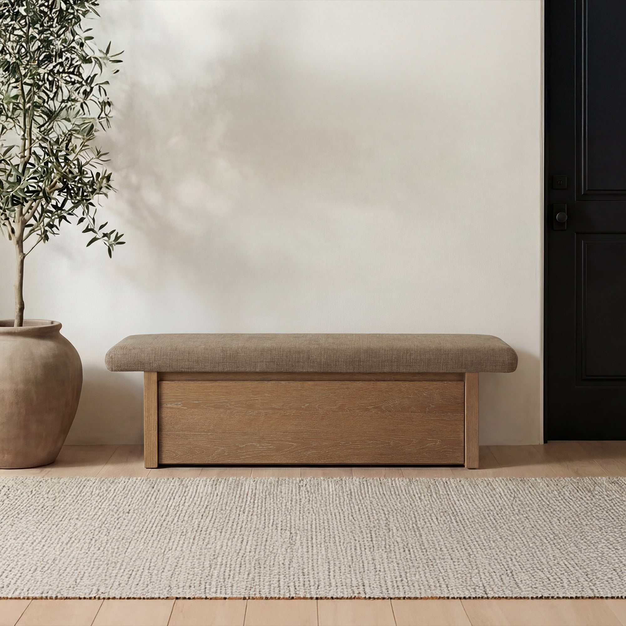 Gemma Storage Bench Taupe