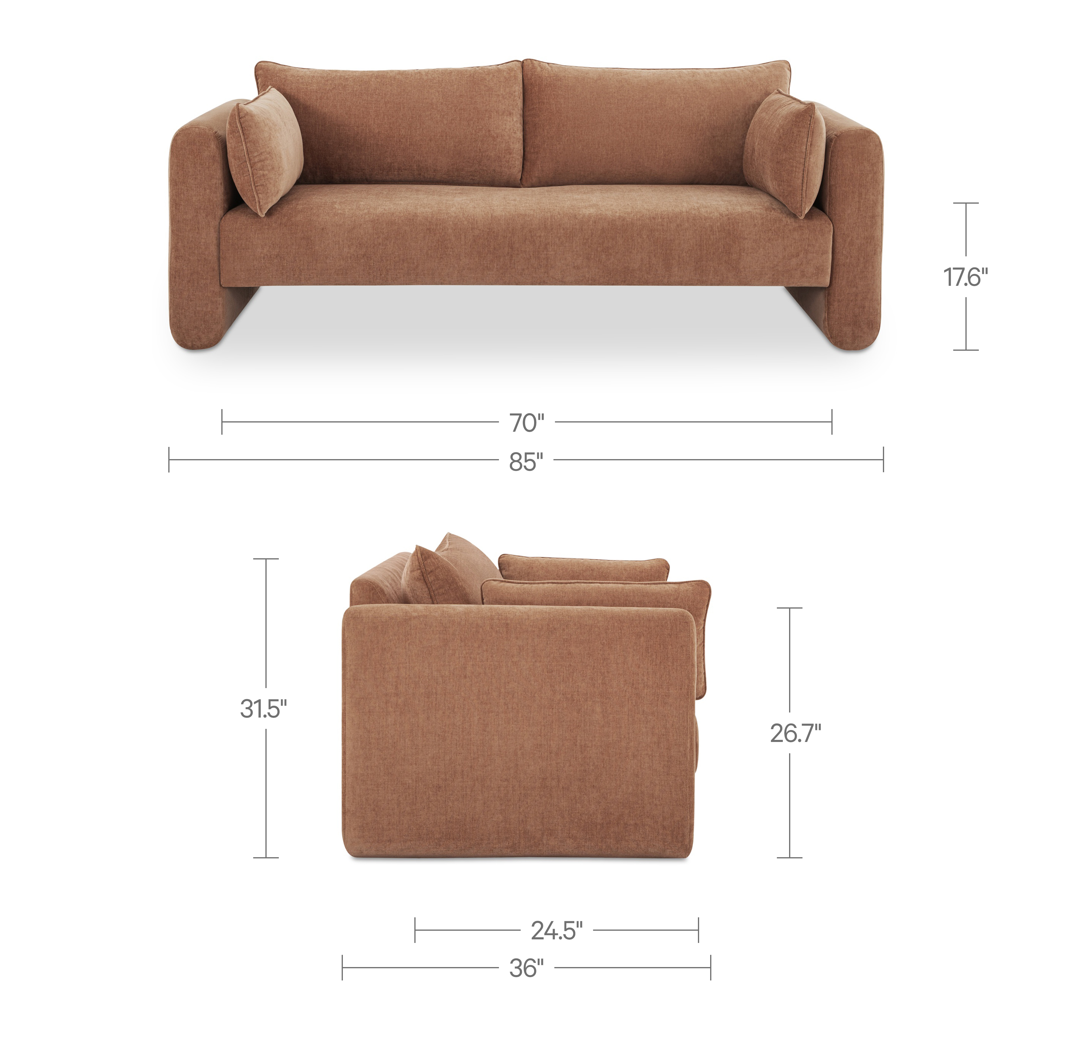 Moore Sofa Heritage Pink
