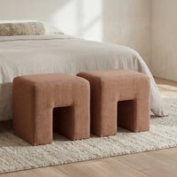 Aidy Stool Washed Pink