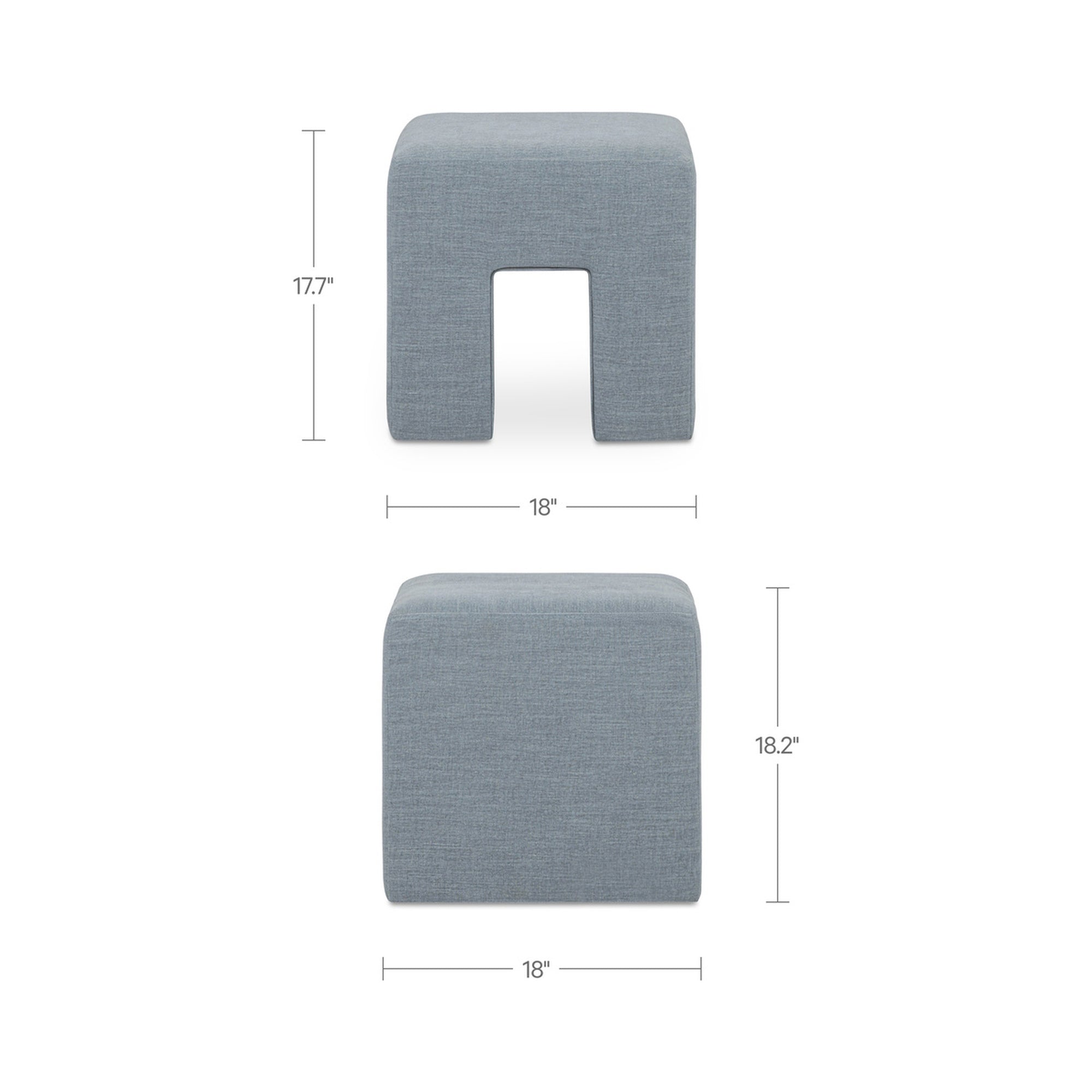 Aidy Stool Light Blue
