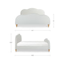 Jacqueline King Bed Cream