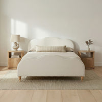 Jacqueline Queen Bed Cream