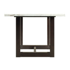 Felicia-Dining-Table-W/White-Marble-Top-Dark