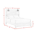 Fort-Worth-Full-Bed-with-Lights-&-USB-in-White