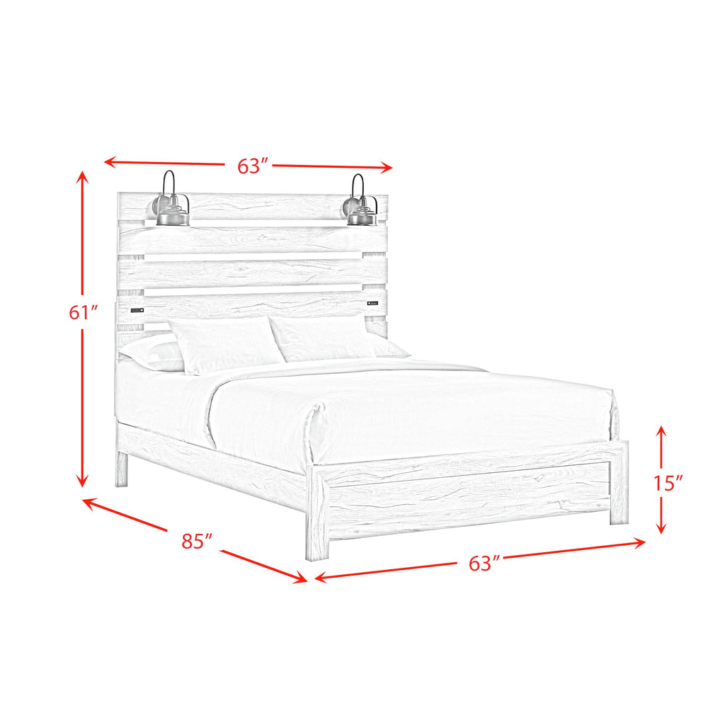 Fort-Worth-Queen-Bed-with-Lights-&-USB-in-White