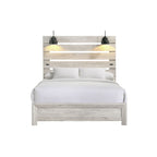 Fort-Worth-Full-Bed-with-Lights-&-USB-in-White