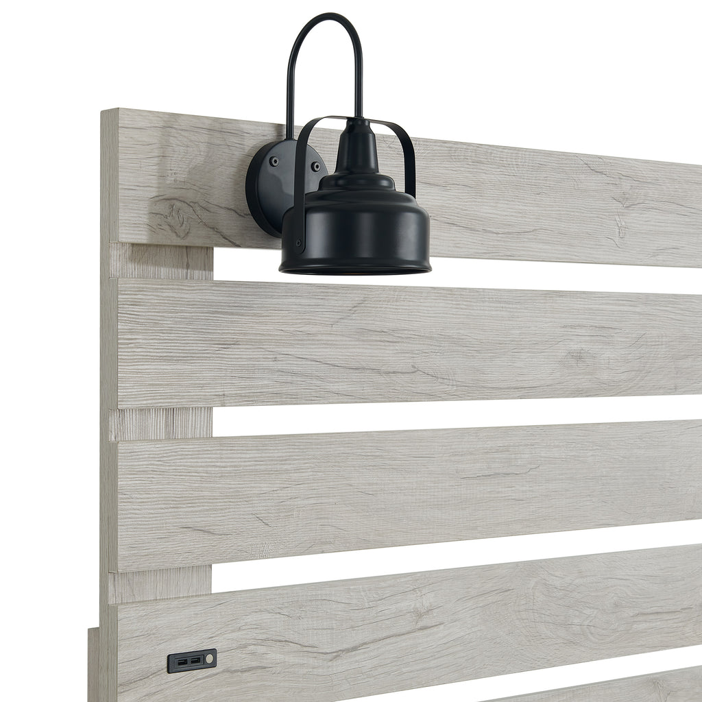 Fort-Worth-King-Bed-with-Lights-&-USB-in-White