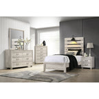 Fort-Worth-Twin-Bed-with-Lights-&-USB-in-White