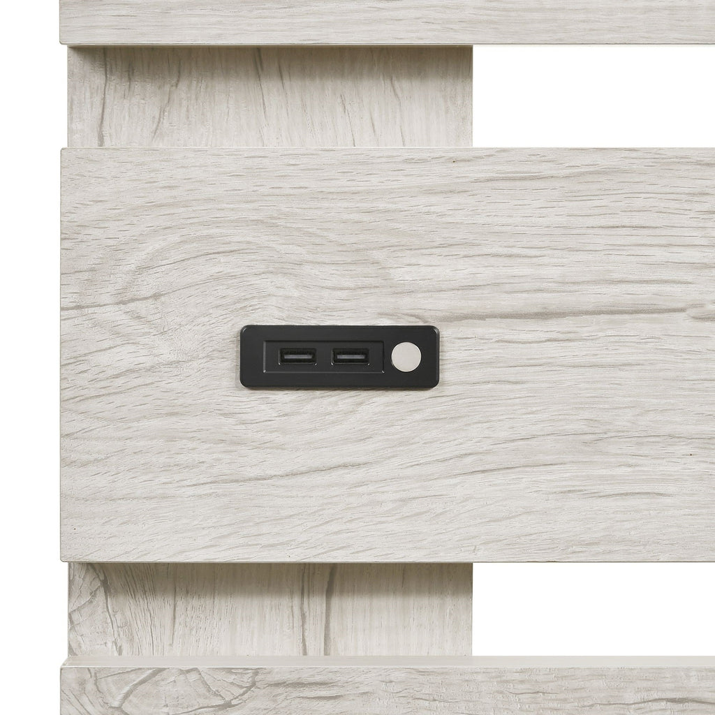Fort-Worth-Twin-Bed-with-Lights-&-USB-in-White