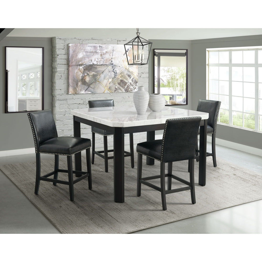 Meridian Counter Side Chair Black (2 Per Pack)