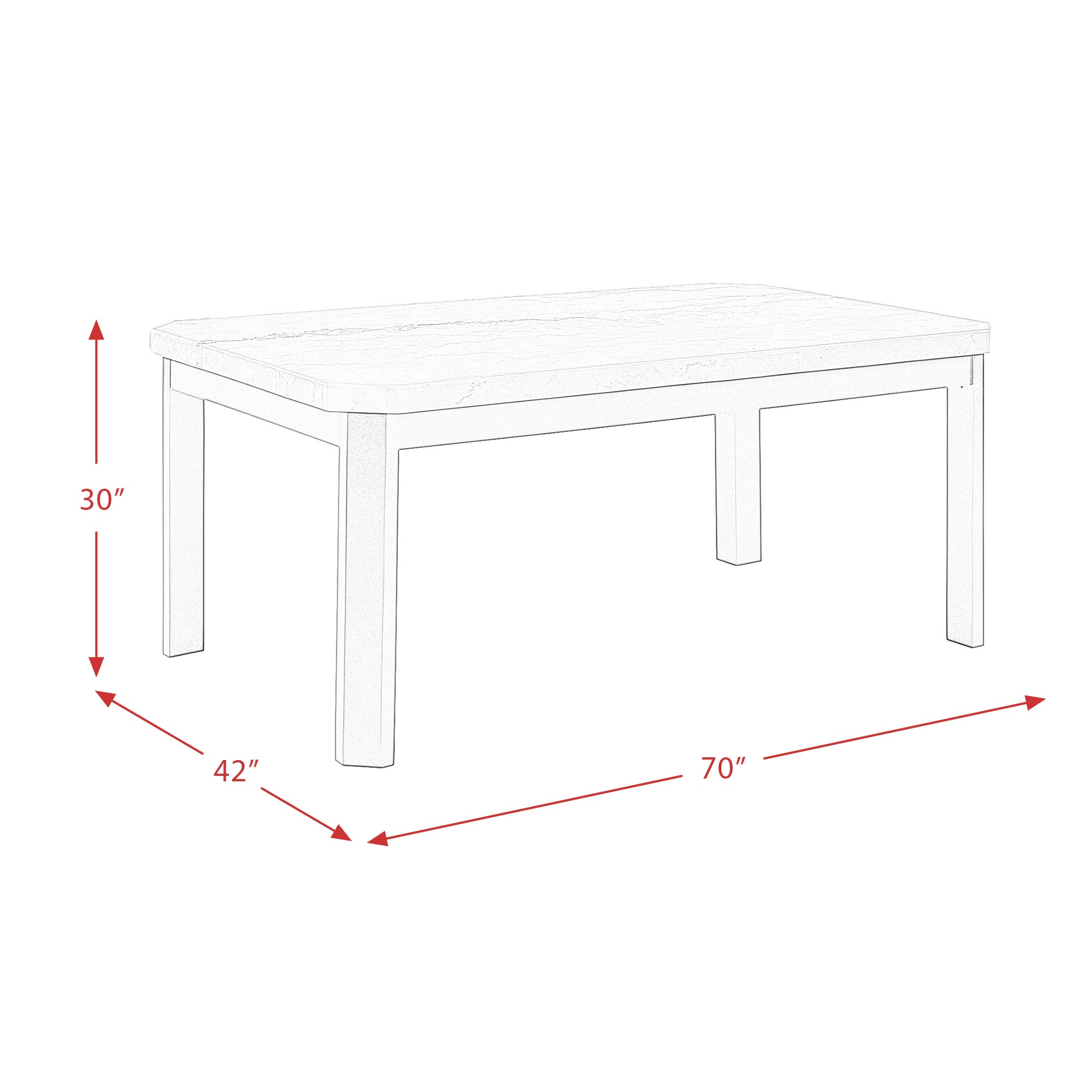 Francesca-Grey-Marble-Rectangular-5PC-Dining-Set-Table-&-Four-Blue-Velvet-Chairs