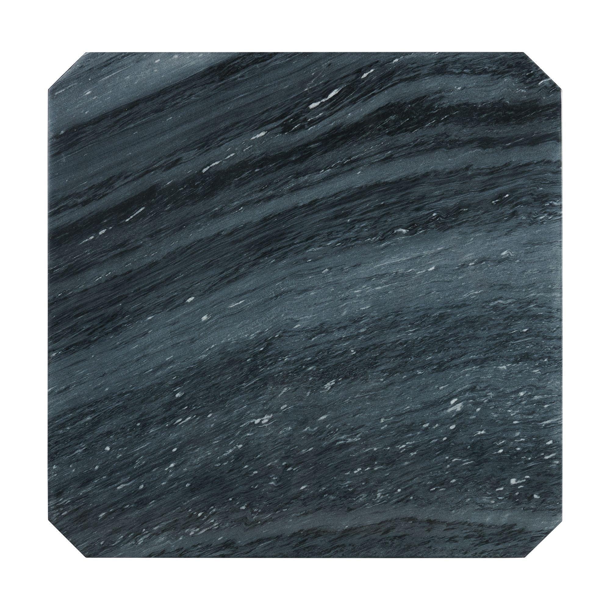 Francesca-Grey-Marble-Square-5PC-Counter-Height-Dining-Set-Table-&-Four-Grey-Velvet-Chairs