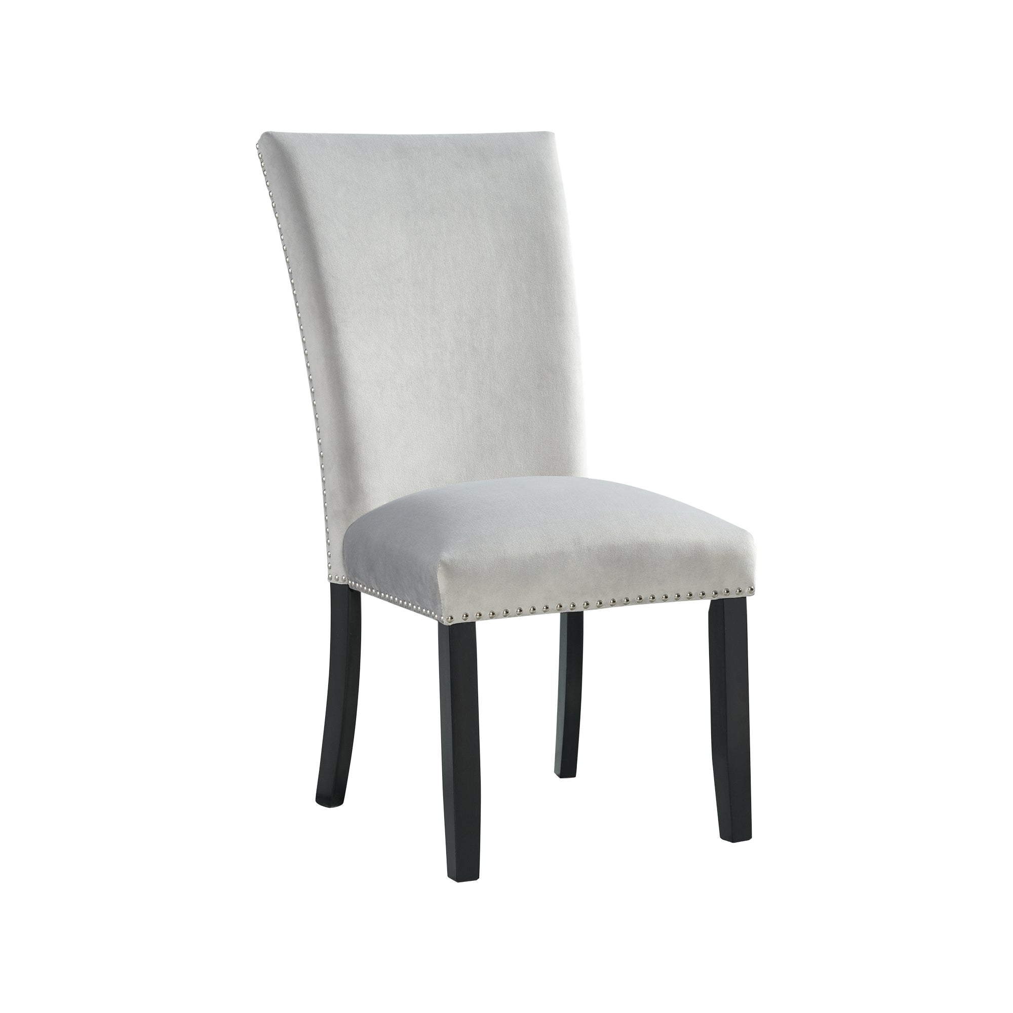 Francesca-Grey-Marble-Rectangular-5PC-Dining-Set-Table-&-Four-Grey-Velvet-Chairs
