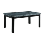 Francesca-Grey-Marble-Rectangular-5PC-Dining-Set-Table-&-Four-Grey-Velvet-Chairs