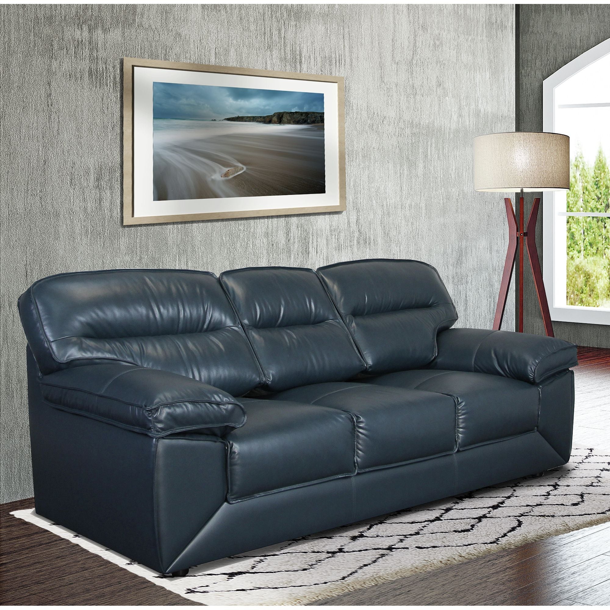 Francine-Sofa-in-Fiero-Blue-(Top-Grain/PVC)