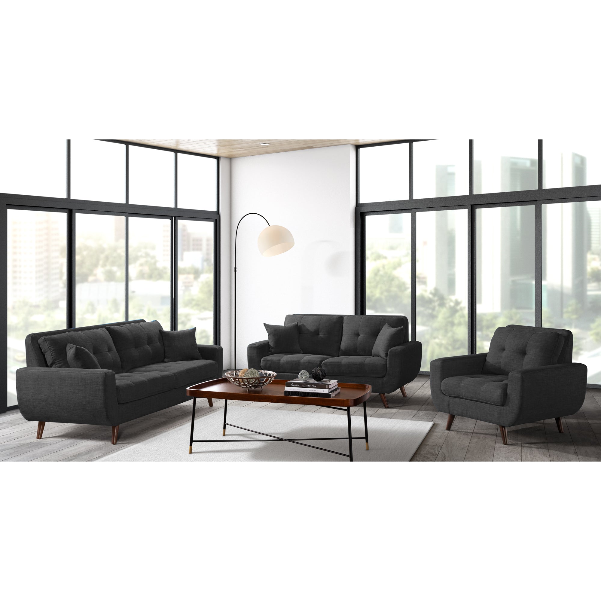 Freeport-Loveseat-W/2-Pillows-Heirloom-Charcoal