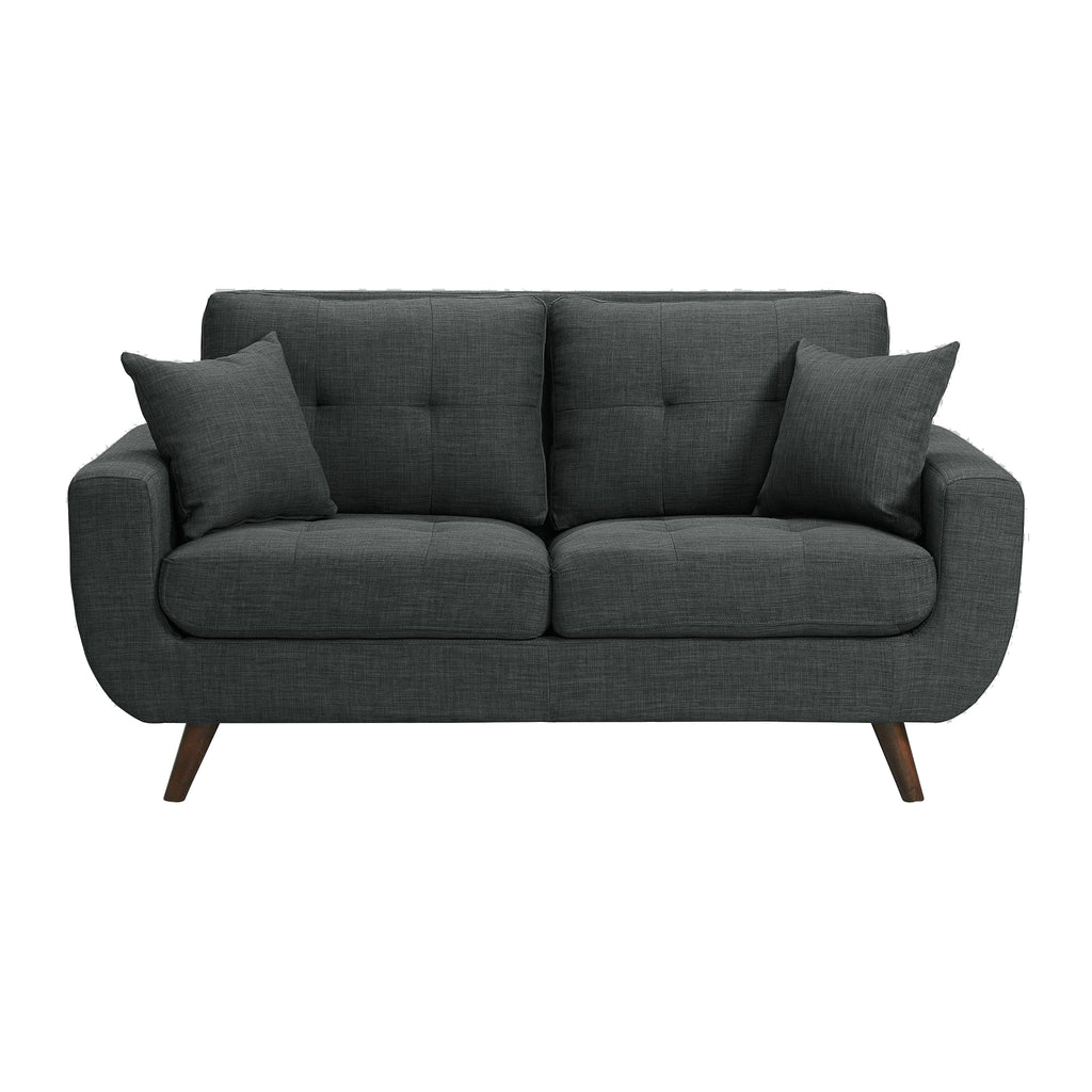 Freeport-Loveseat-W/2-Pillows-Heirloom-Charcoal