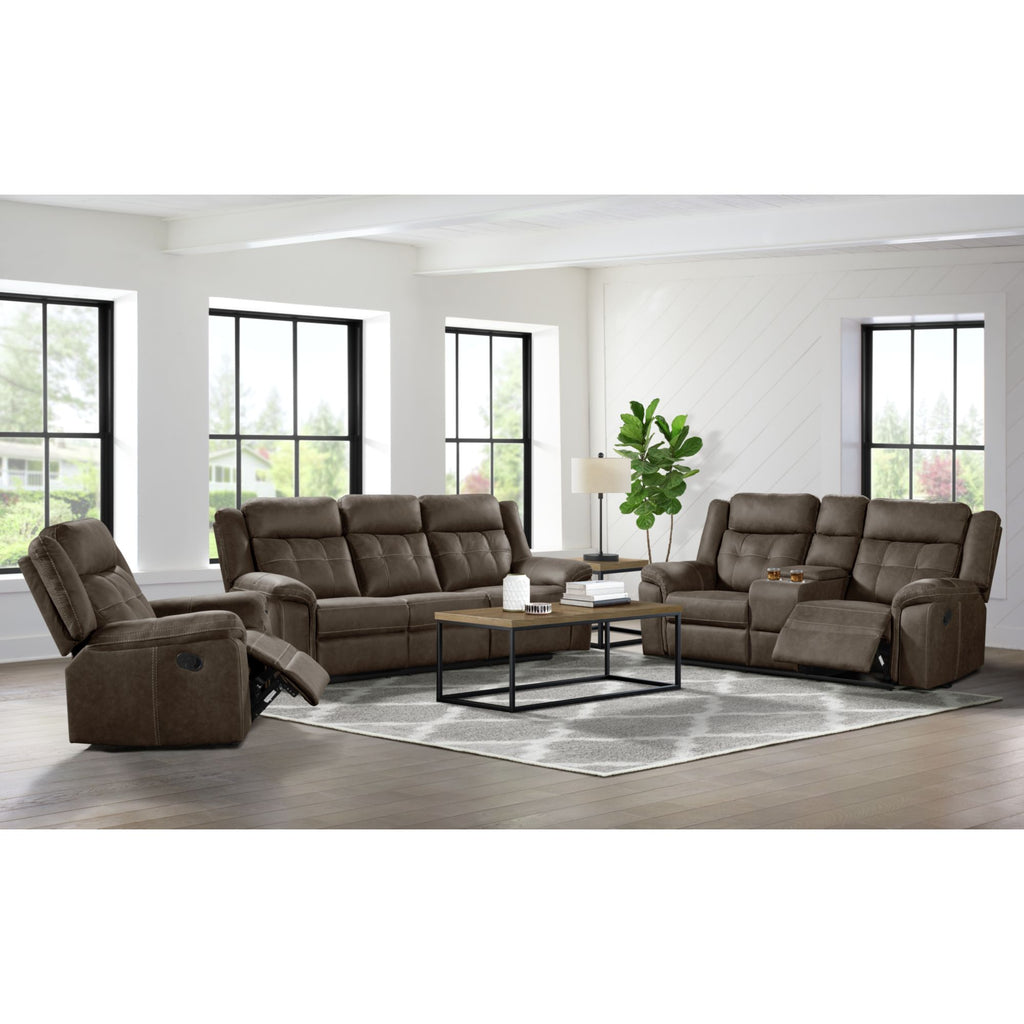 Fresno-Motion-Loveseat-with-Console-in-Brown