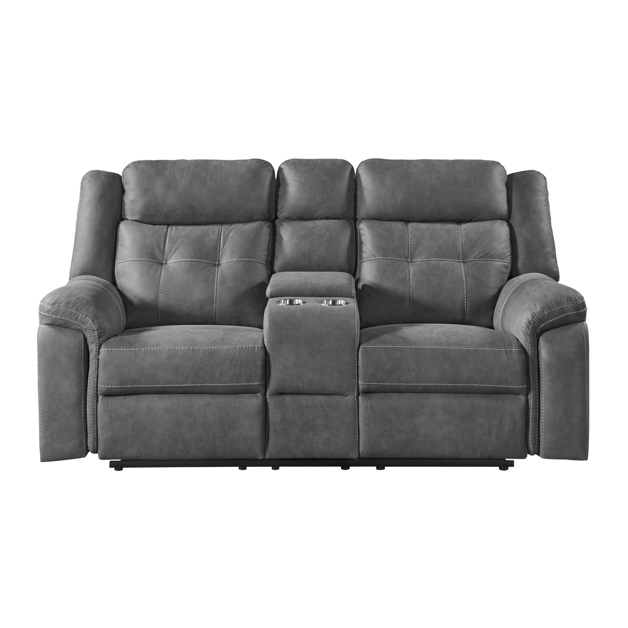 Fresno-Motion-Loveseat-with-Console-in-Grey