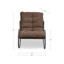 Lyra Outdoor Rocking Chair Brown