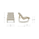 Lyra Outdoor Rocking Chair Beige