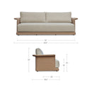 Meredith Outdoor Sofa Beige