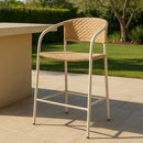 Zola Outdoor Counter Chair Natural