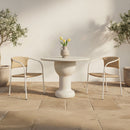 Zola Outdoor Dining Chair Natural-Set Of Two
